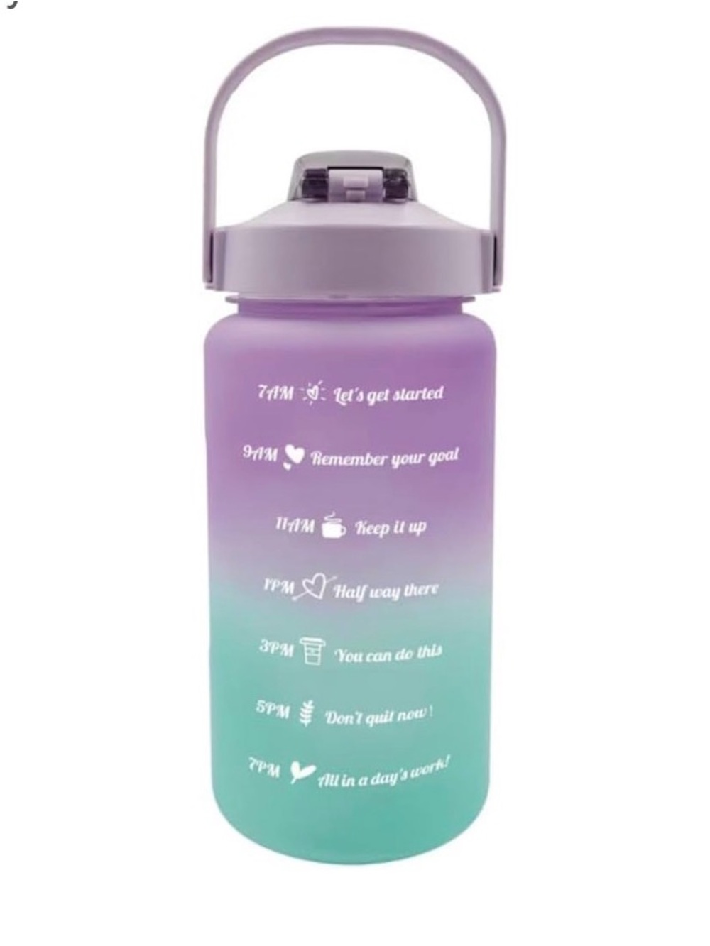 Water Bottle With Time Scale, Outdoor Sports Portable Drinking Jug
